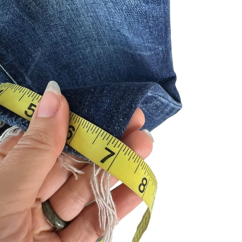 Madewell Slim Boyfriend Dark Wash Mid Rise Ankle Jeans 25 - Picture 5 of 10